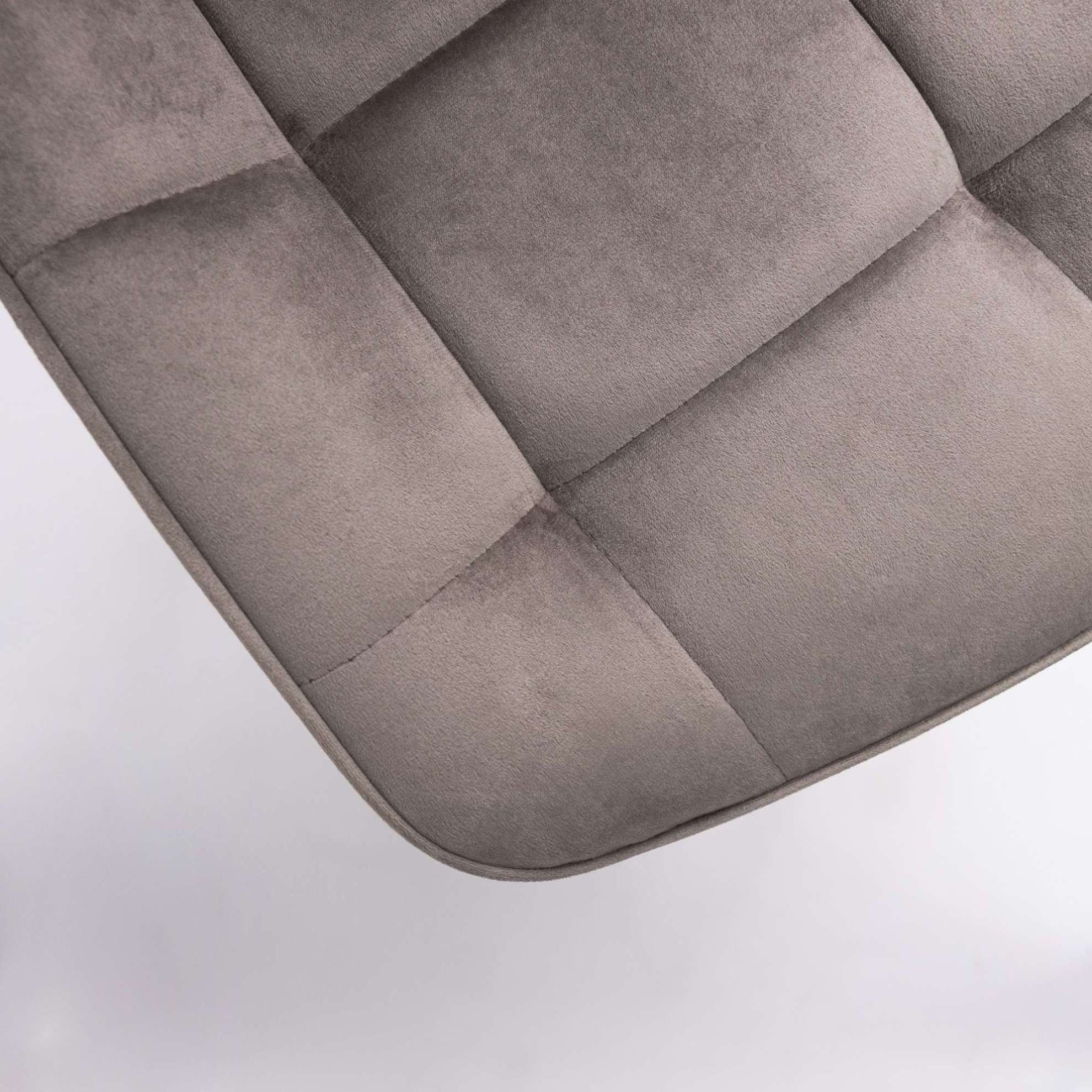 Стул полубарный Linx, бежевый, велюр