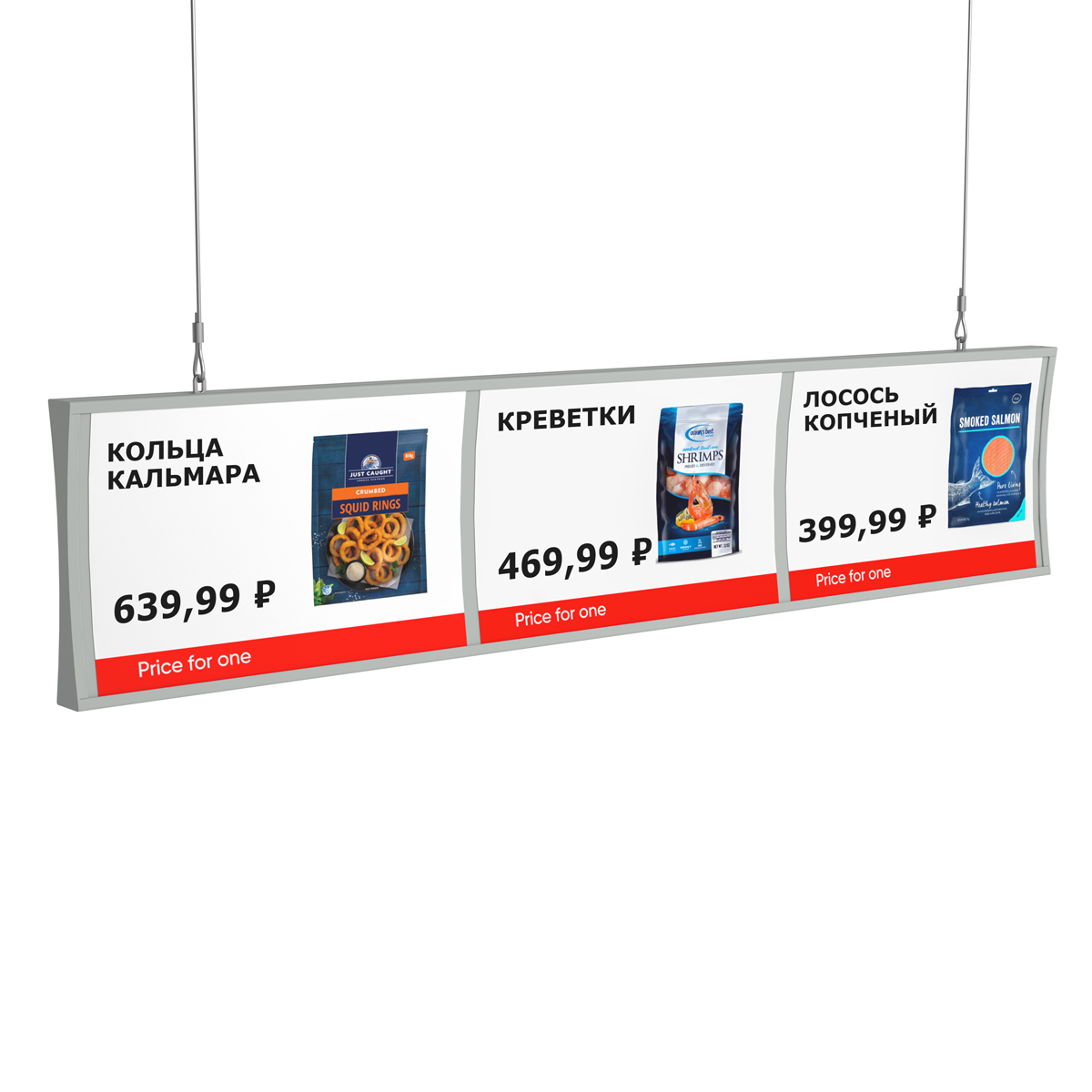 Подвесной профиль PRICEBOARD, длина 1000 мм, цвет серый цена 663 ₽ Подвесной профиль PRICEBOARD, длина 1000 мм, цвет серый