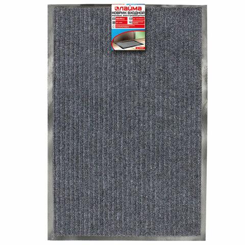 Коврик входной ворсовый влаго-грязезащитный LAIMA, 60х90 см, ребристый, толщина 7 мм, серый, 602867 цена 663 ₽ Коврик входной ворсовый влаго-грязезащитный LAIMA, 60х90 см, ребристый, толщина 7 мм, серый, 602867