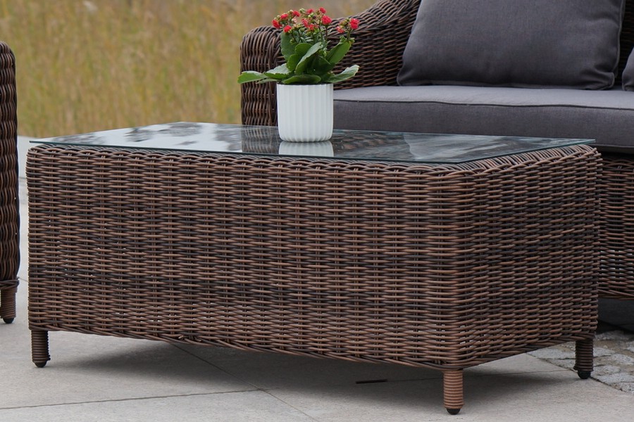 "Кон Панна" столик журнальный из искусственного ротанга