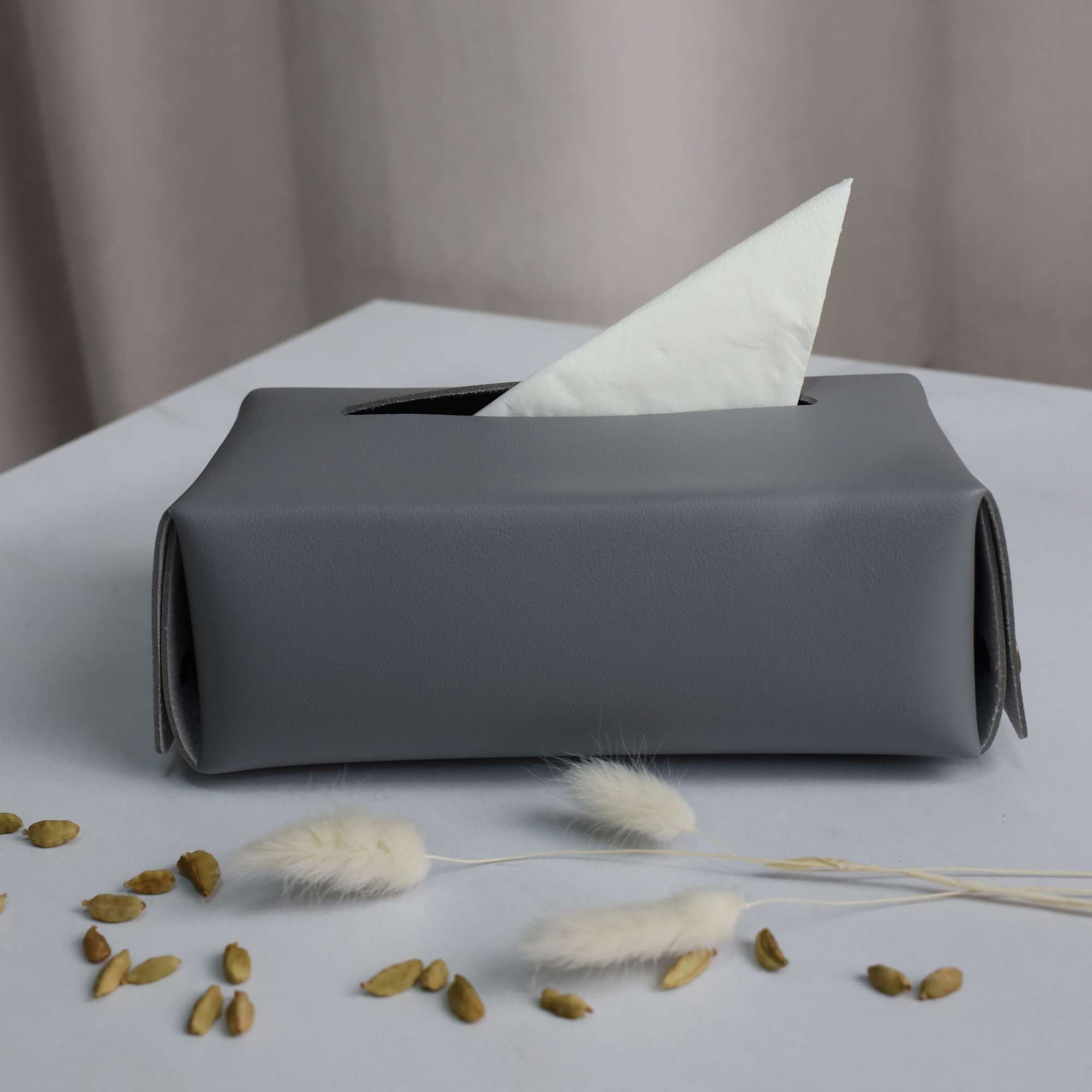 Салфетница COLLETTE, серый, 21*12*8см