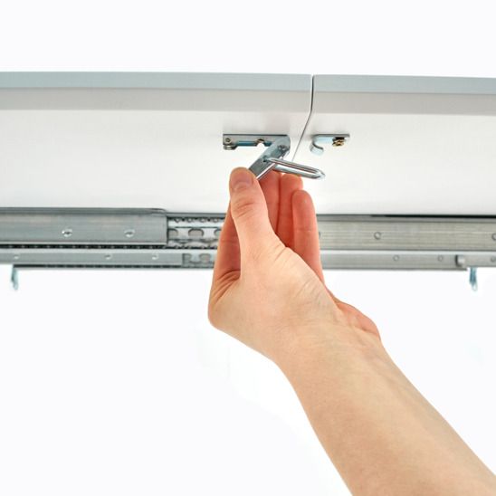 Стол СКАНДИ раскладной, коричневые ножки