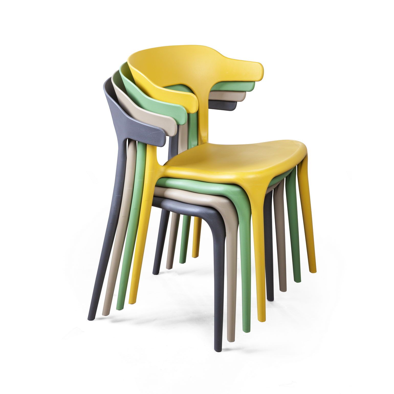 Стул Лео, первичный пластик белый