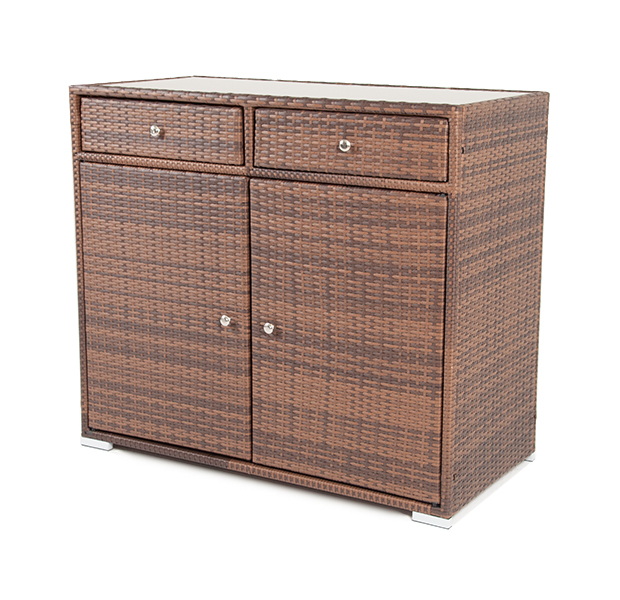 "Мальта" тумба плетеная из искусственного ротанга