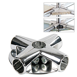 UNO-12 Зажим для труб в 6-ти напр. с 2-мя полками