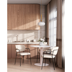 Стул Кэрол букле белый