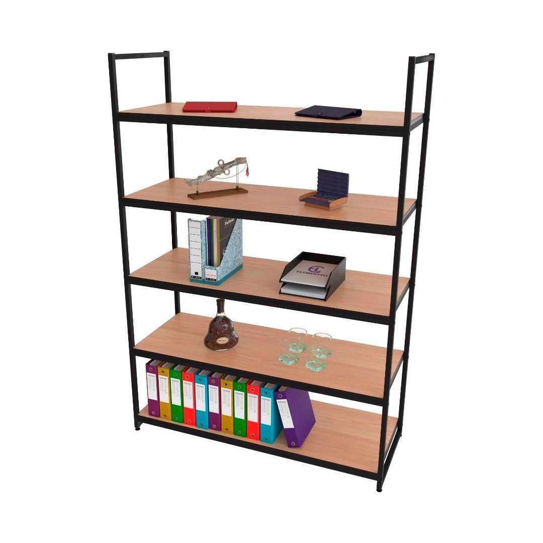 Стеллаж в стиле Лофт A17120-20 с полками ЛДСП (220х120х45)