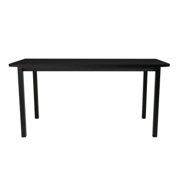 Стол офисный LuxAlto LA-T33-ST45 черный/черный ЛДСП 180*80*2.5, прямые углы