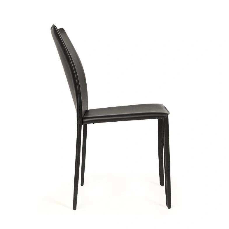 Стул Рольф, кожа черный