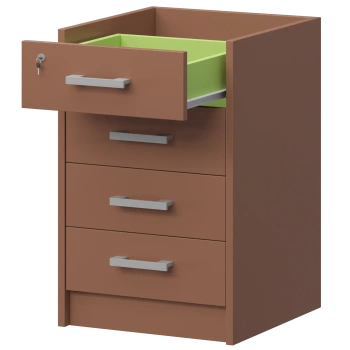 Каркас тумбы приставной Арго АТ2-05 Терракота