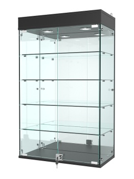 Витрина "АТРИУМ" настенная №2А-5Г, Черный