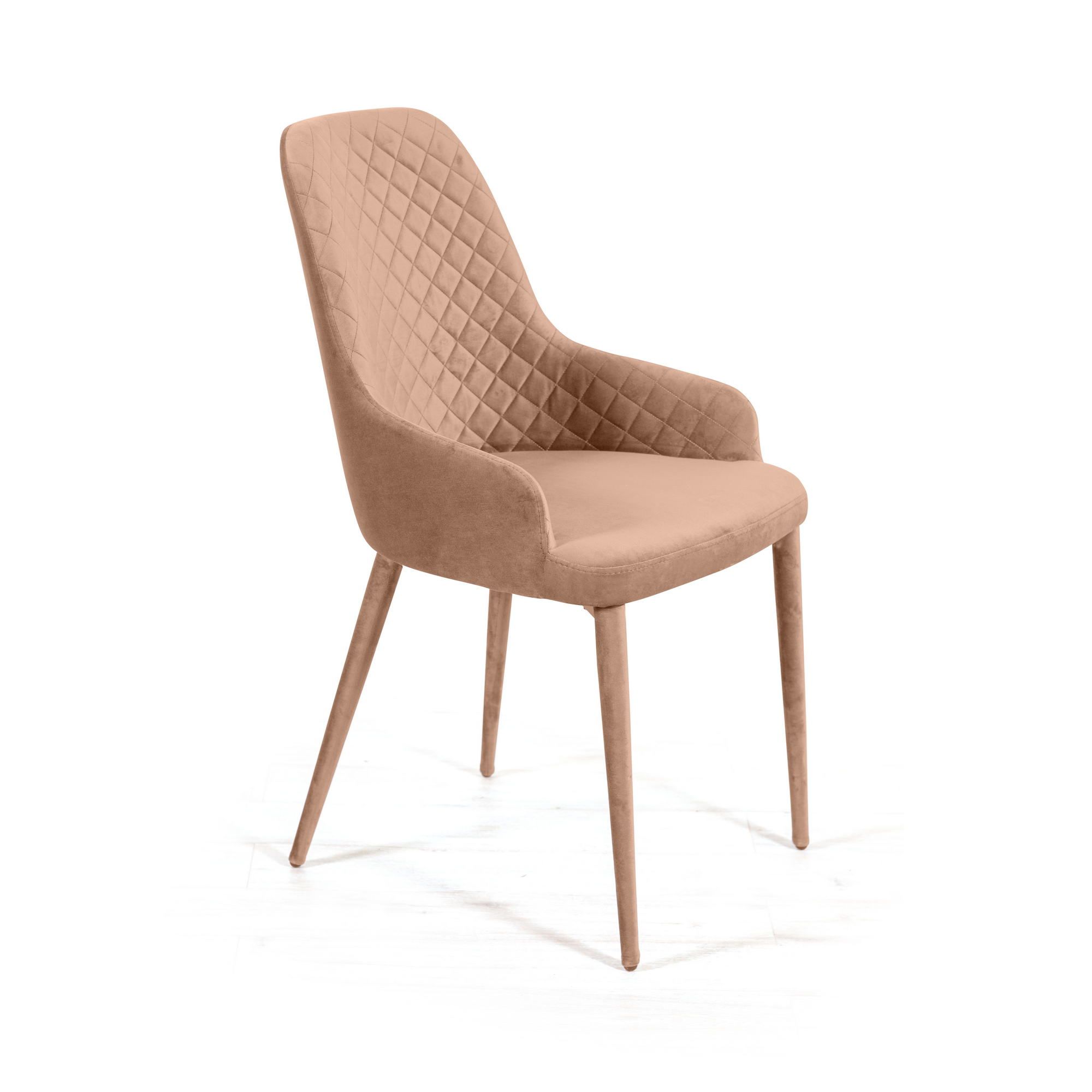 Стул Дуглас ромб, бархат бежевый 5