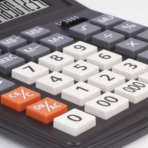 Калькулятор настольный STAFF PLUS STF-333 (200x154 мм), 14 разрядов, двойное питание, 250416 цена 930 ₽ Калькулятор настольный STAFF PLUS STF-333 (200x154 мм), 14 разрядов, двойное питание, 250416