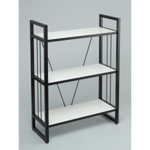 Мс-1 Стеллаж металлический в стиле "Лофт" (белый)