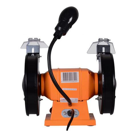 Точильный станок ВИХРЬ ТС-200, 200 Вт, 2950 об/мин, круг 150х16 мм, подсветка, защитный экран 72/7/2