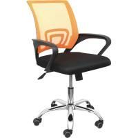 Кресло поворотное Ricci New, оранжевый, сетка