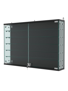 Витрина "АТРИУМ" настенная №3-2, Черный