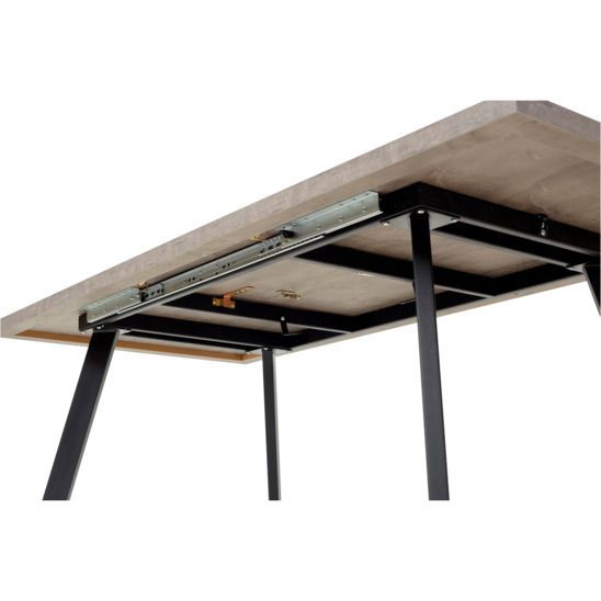 Стол Brick M 140, Оникс/ черный