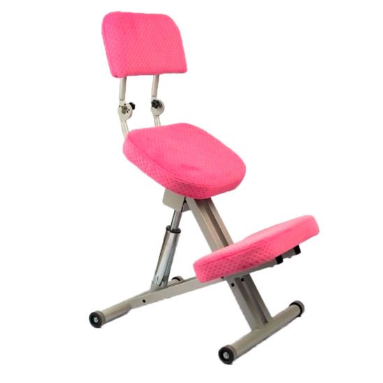 Стул коленный Prostool, розовый, ткань цена 15 190 ₽ Стул коленный Prostool, розовый, ткань