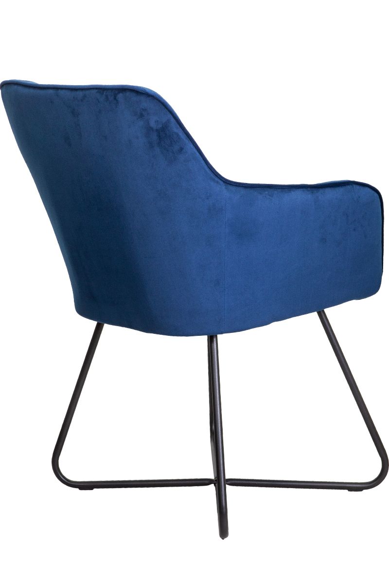 Кресло Florida, синий, велюр