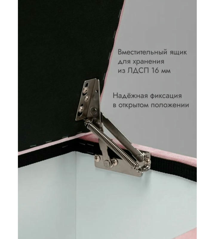 Пуфик Ричмонд-60 (светло-розовый)