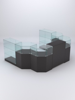 Комплект прилавков "ШАНЕЛЬ" №8, Черный