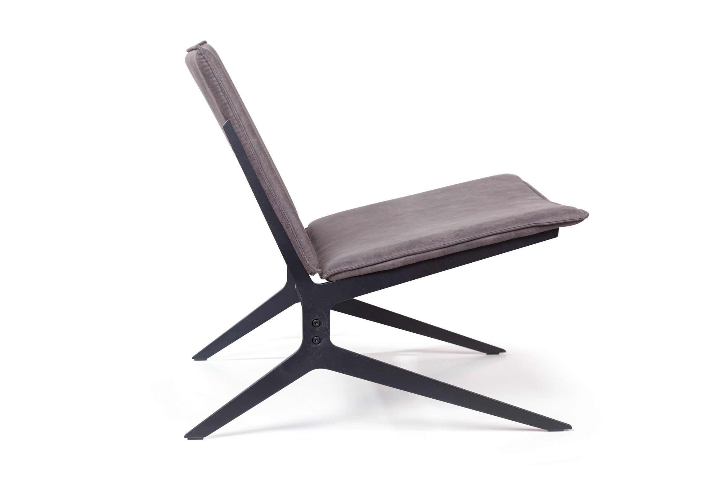 Кресло Флай, замша серый