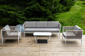 "Касабланка" лаунж-зона плетеная из роупа 5-местная