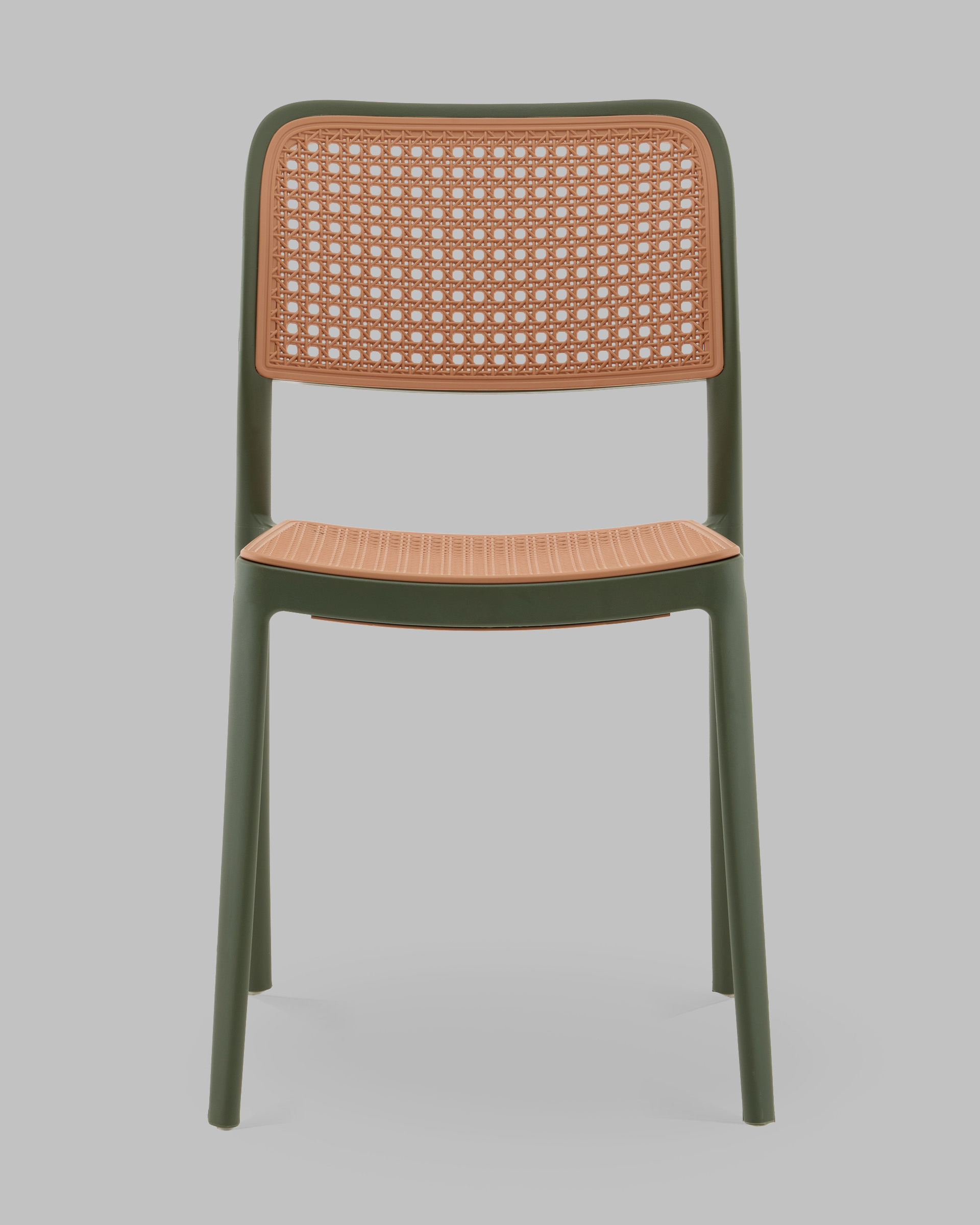 Стул Yona пластиковый зелёный