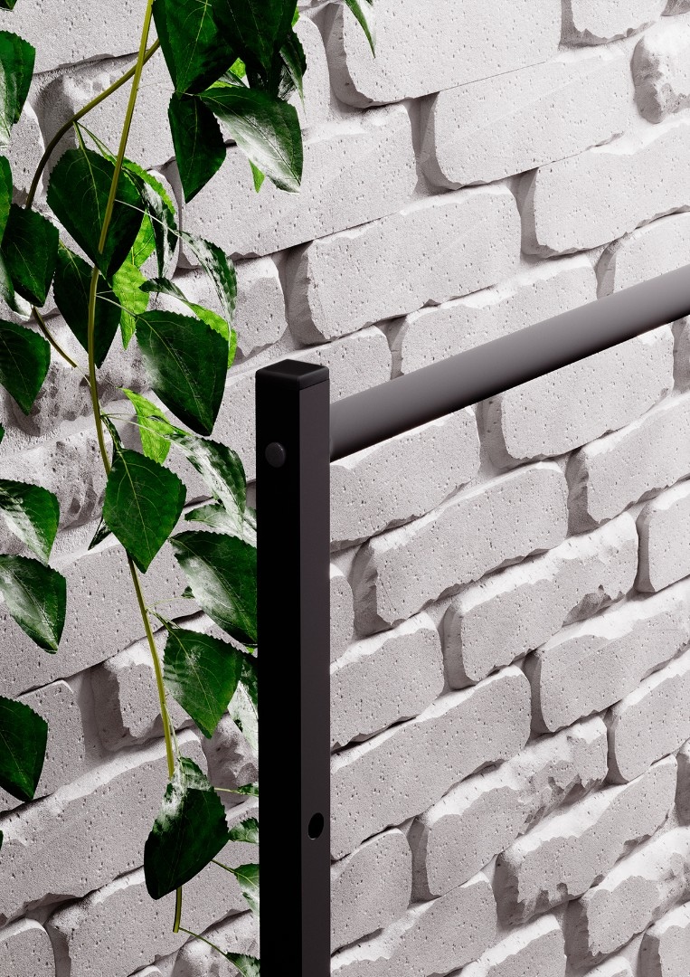 Напольная вешалка для одежды с полкой ALBERO-1200BB