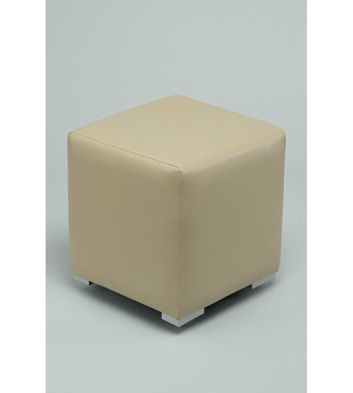 Пуфик Скай Кожа (бежевый)