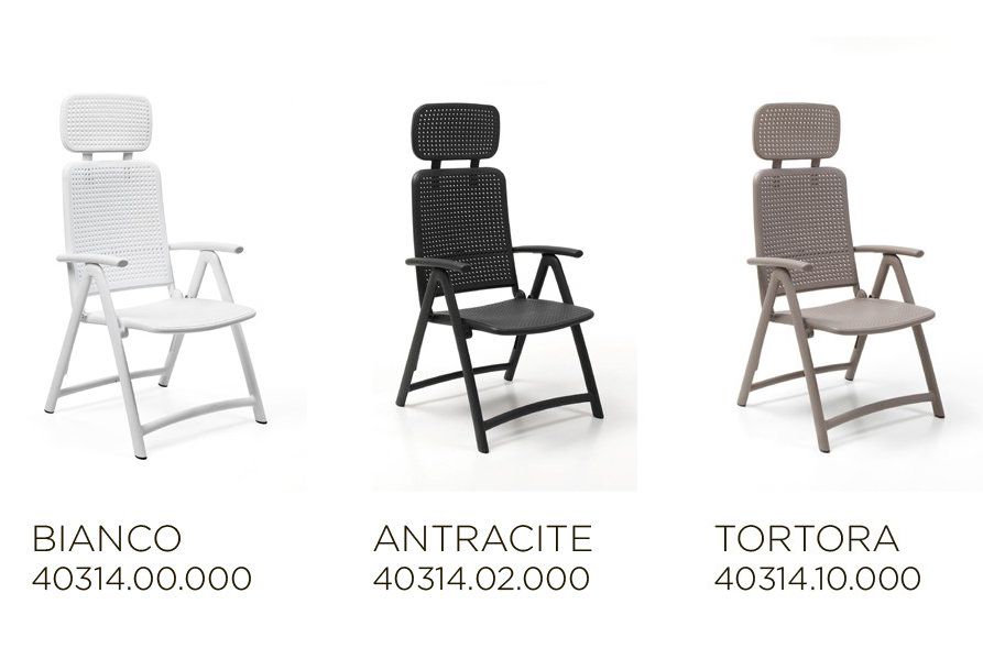 Кресло пластиковое складное Acquamarina тортора