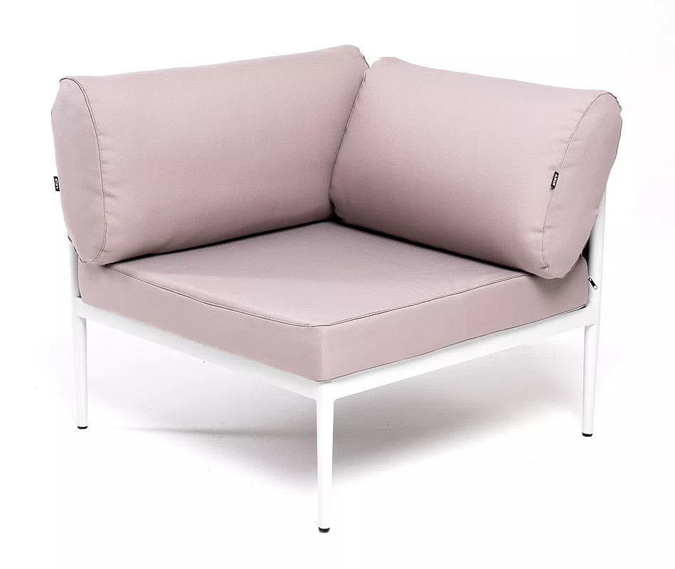 "Касабланка" угловой модуль плетеный из роупа