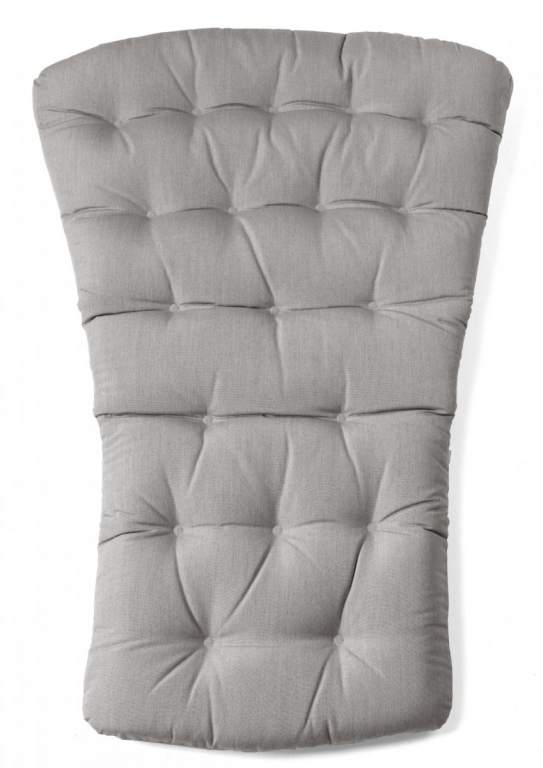 Кресло-качалка пластиковое с подушкой Folio антрацит, серый