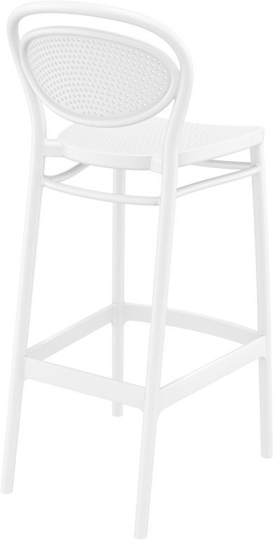 Стул пластиковый барный Marcel Bar 75 белый