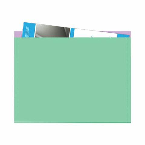 Папка-конверт с кнопкой ERICH KRAUSE "Matt Pastel Bloom", А5+, до 120 л., с карманом, ассорти, 0,18 мм, 61150