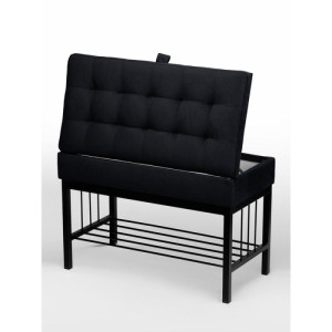 Банкетка Н-76 (черный/черный)