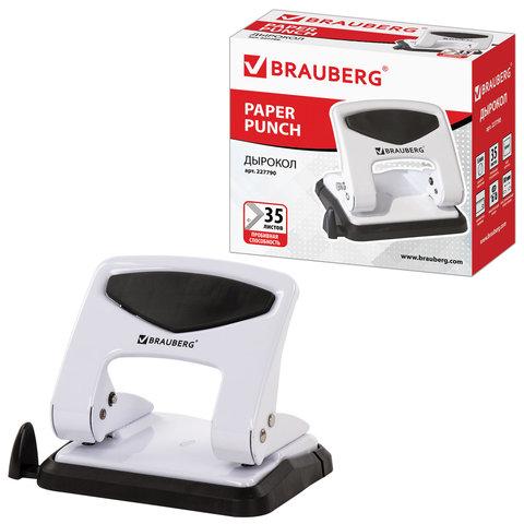 Дырокол металлический BRAUBERG "PN-150M", до 35 листов, белый, 227790 цена 822 ₽ Дырокол металлический BRAUBERG "PN-150M", до 35 листов, белый, 227790