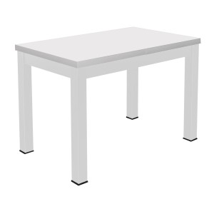 Стол раздвижной One, 110(149)*67, белый матовый, лдсп