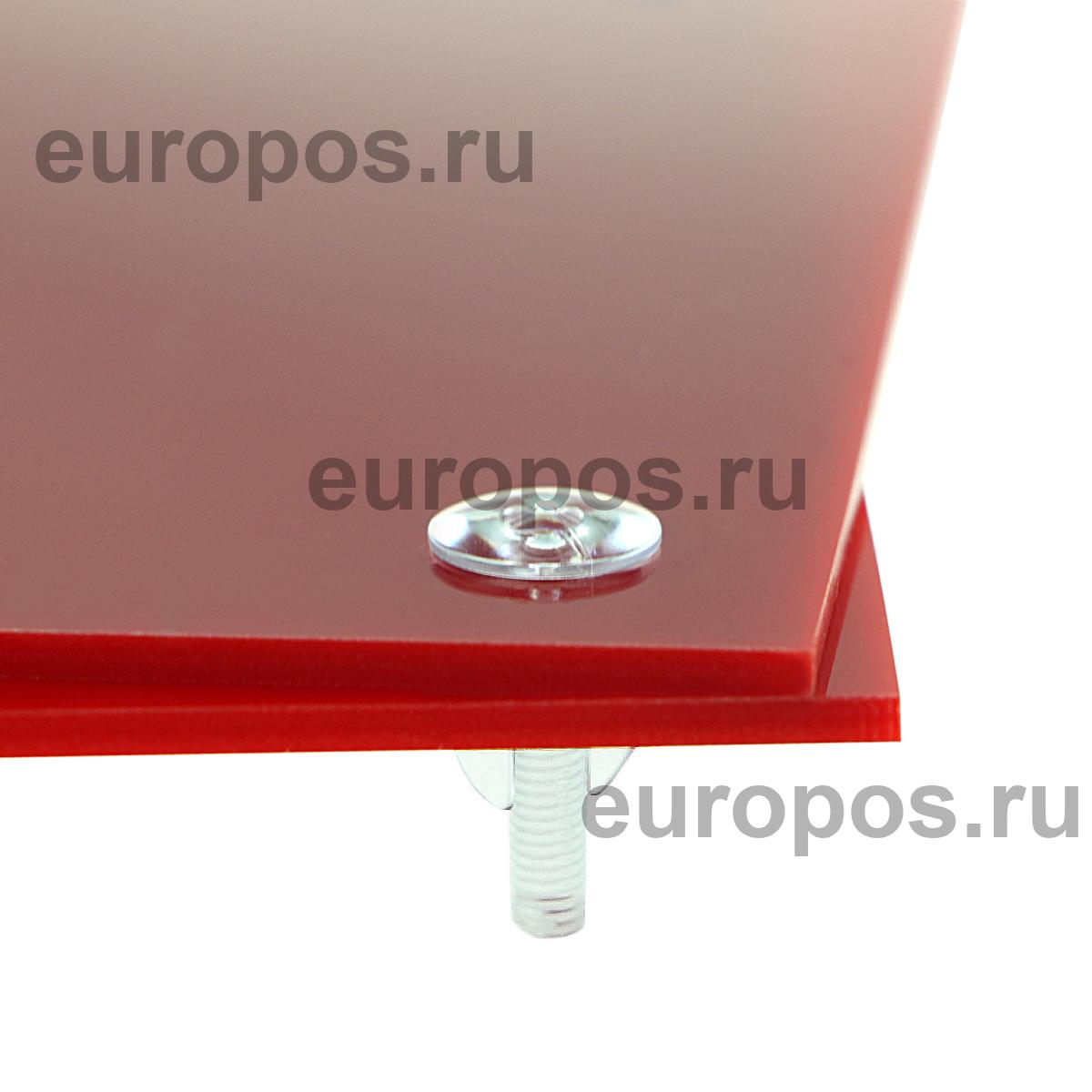 Винт и гайка с ушками VIKING SCREW-25, цвет прозрачный (20 шт. в упаковке)