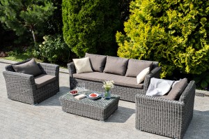 "Капучино" лаунж-зона из искусственного ротанга