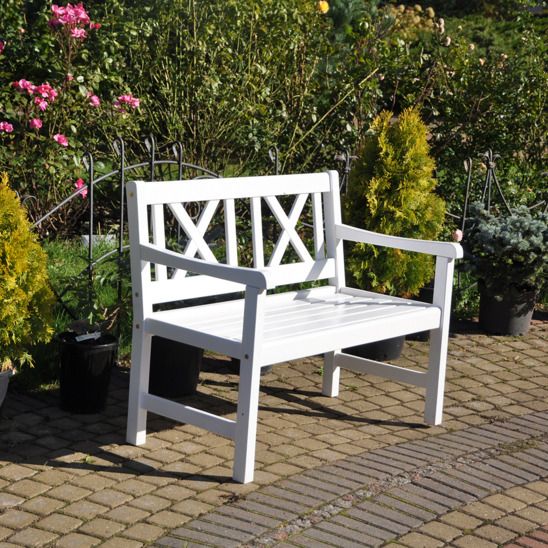 Скамья Linda 2-х, белая