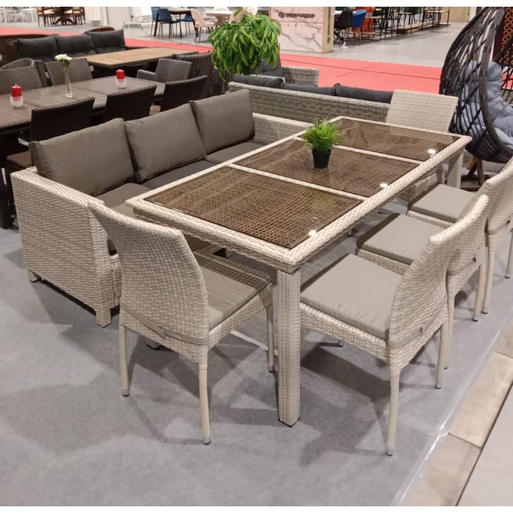 Комплект плетеной мебели  T365/S65C-W85 Latte