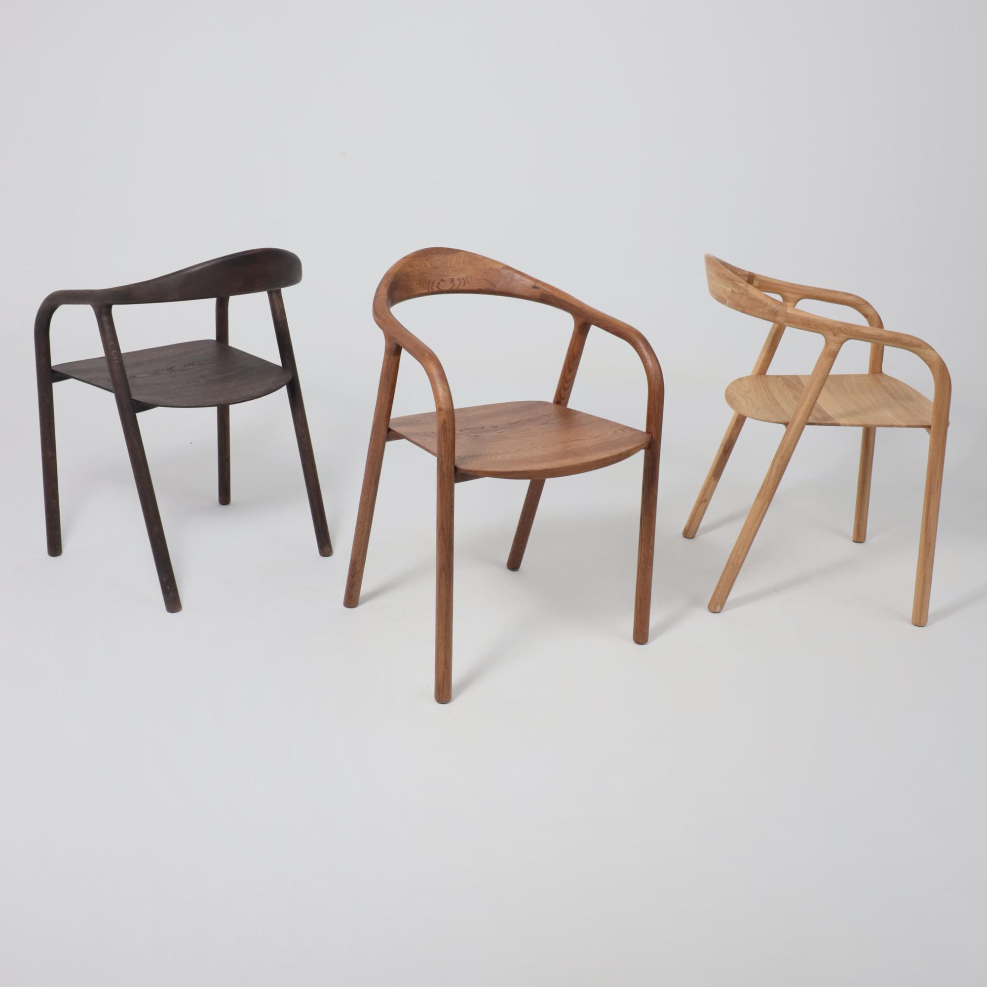 Стул Био, покрытие бесцветное, массив дуба