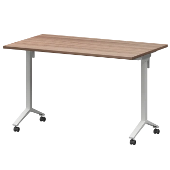 Стол мобильный складной Моби МБ22-120.70 Темный шимо/Белый