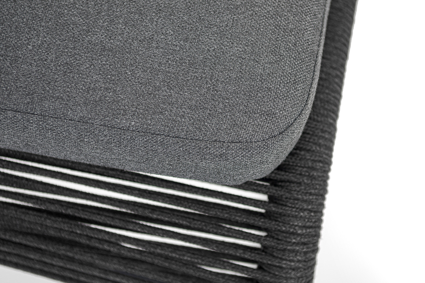 "Ането" стул барный плетеный из роупа