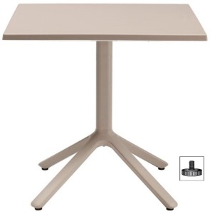Стол пластиковый обеденный Eco Fixed тортора