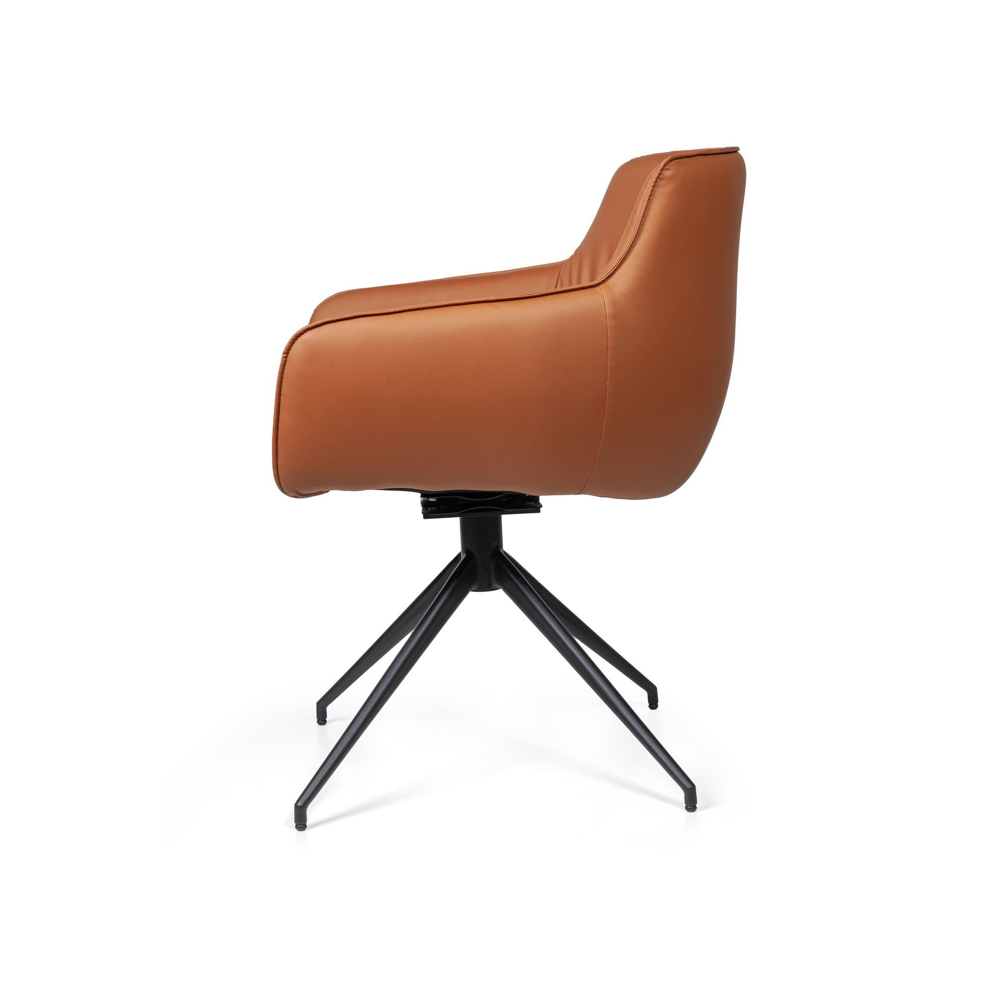 Полукресло София, иск.кожа soft-touch, терракот