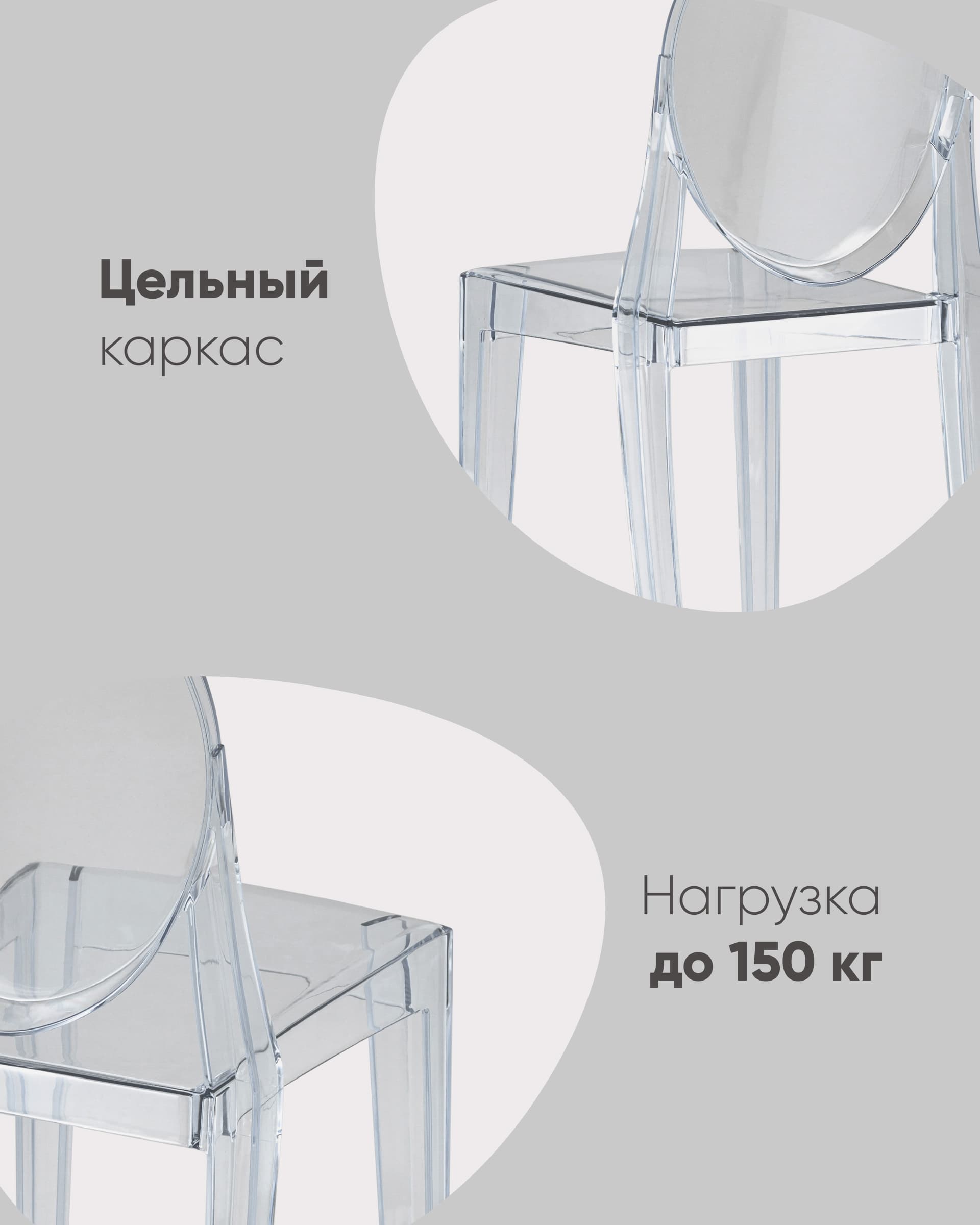 Стул Victoria Ghost NEW янтарный