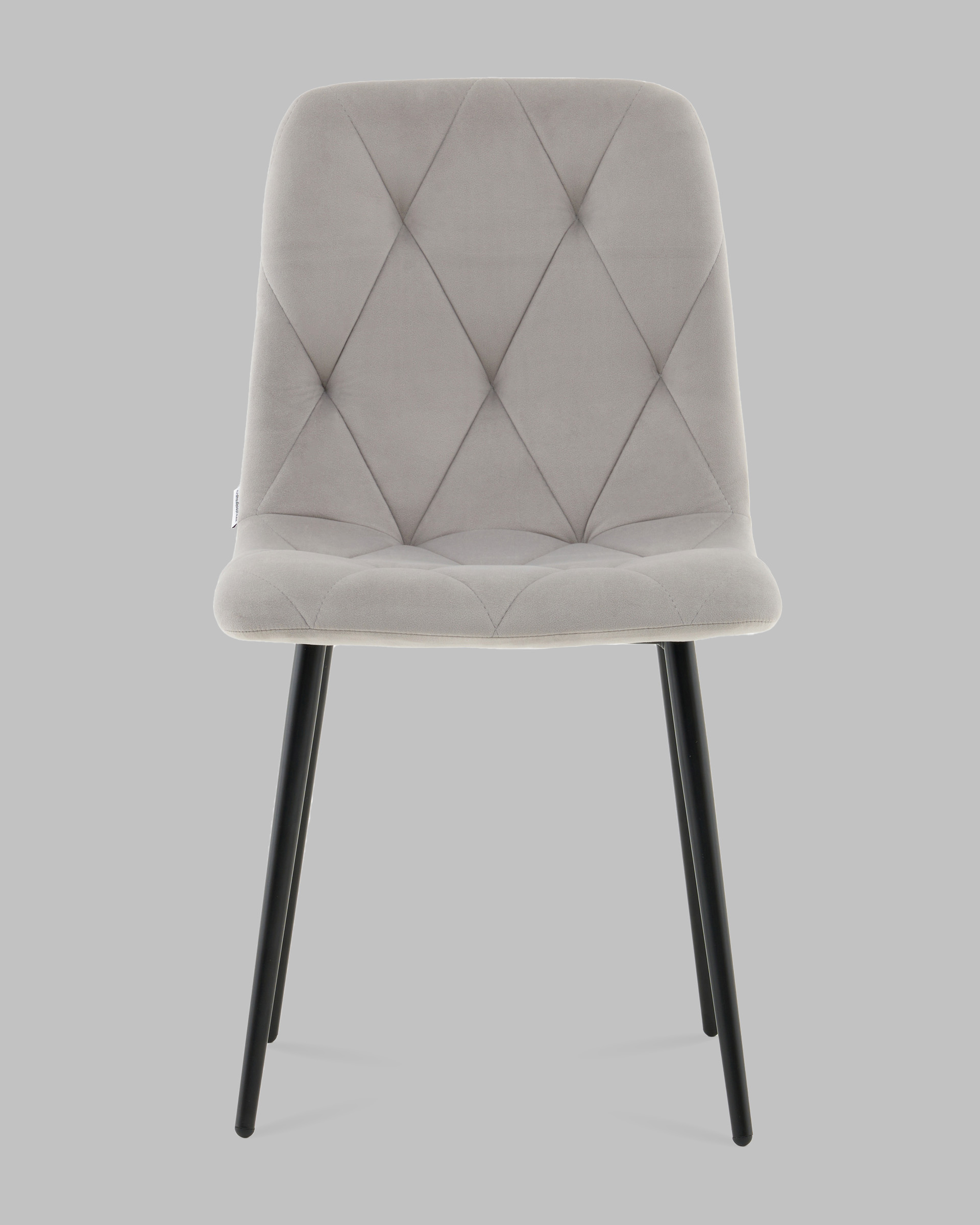 Стул Одди Diamond велюр светло-серый